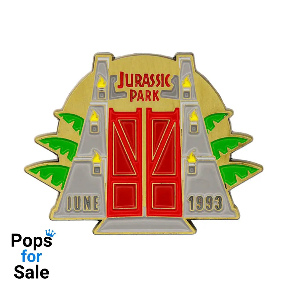 Jurassic Park Medallion and Pin Set Medallion