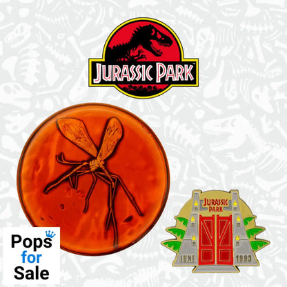 Jurassic Park Medallion and Pin Set Medallion