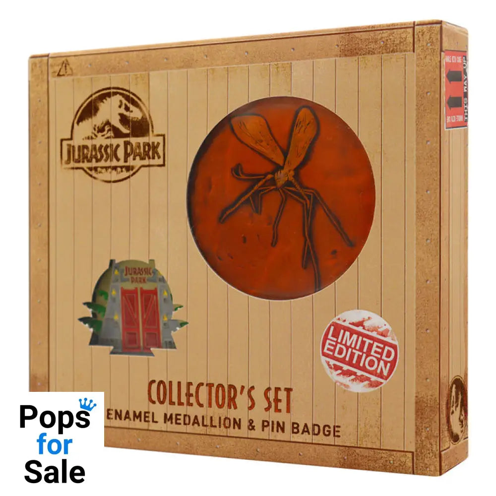 Jurassic Park Medallion and Pin Set Medallion