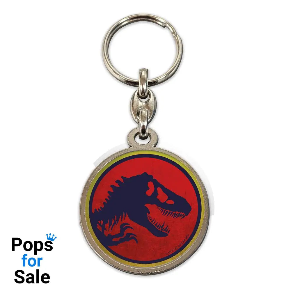 Jurassic Park Metal Keychain Logo 7 cm