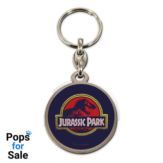 Jurassic Park Metal Keychain Movie Logo 7 cm