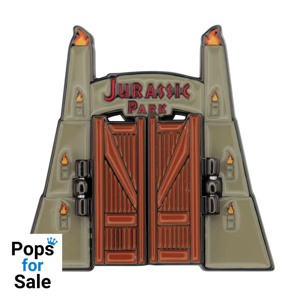 Jurassic Park Pin Badge Gates Hinged Pins & Brooches