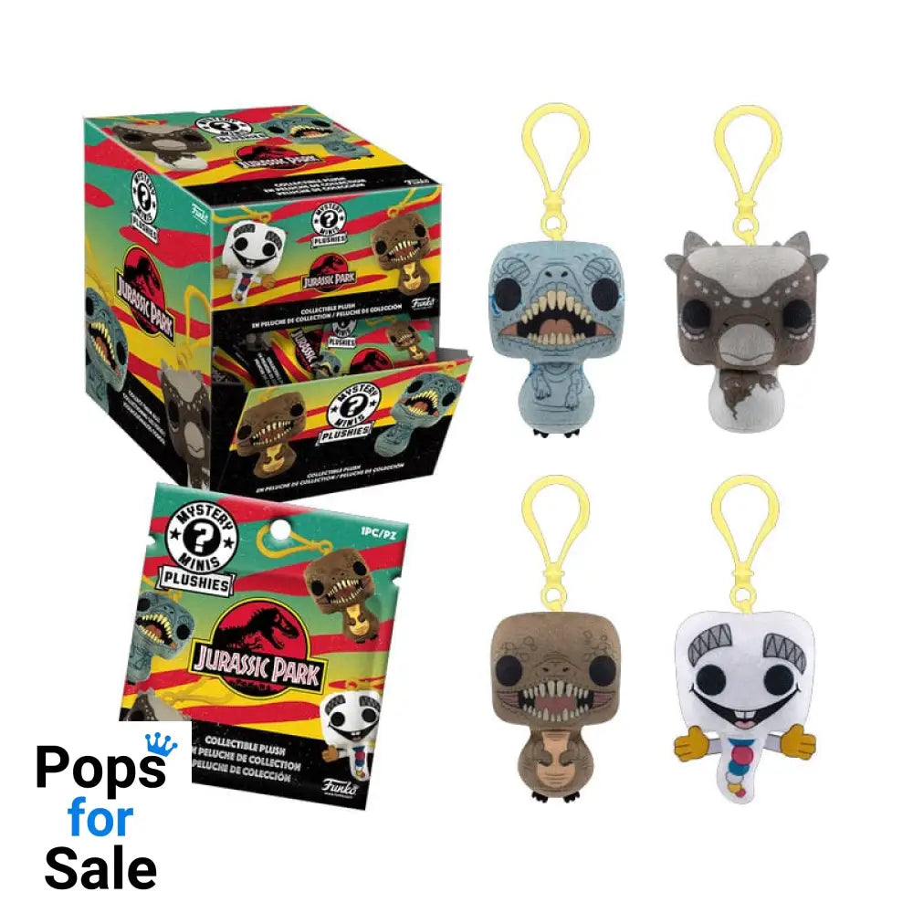 Jurassic Park Plush Keychain 5 cm Jurassic Park Keyrings