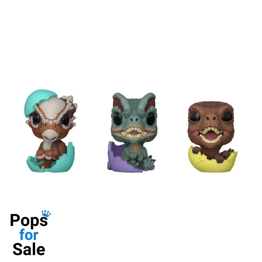 Jurassic Park Pocket POP! Vinyl Figure Easter Egg 3-Pack Dinos 4 cm