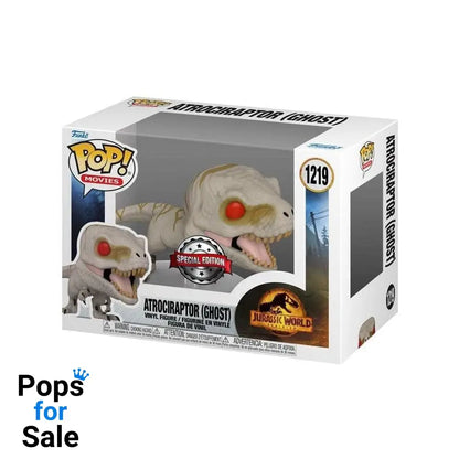 Jurassic Park POP! Movies Vinyl Figure Atrociraptor (Ghost) Exclusive 9 cm
