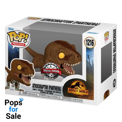 Jurassic Park POP! Movies Vinyl Figure Atrociraptor (Panthera) Exclusive 9 cm