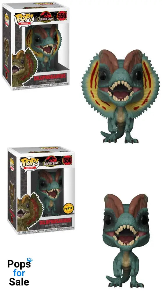 Jurassic Park POP! Movies Vinyl Figures 9 cm Dilophosaurus Assortment (6)