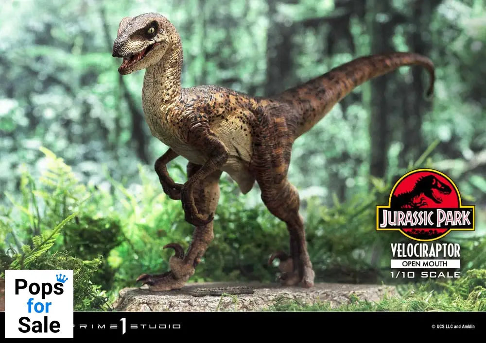 Jurassic Park Prime Collectibles Statue 1/10 Velociraptor Open Mouth 19 cm