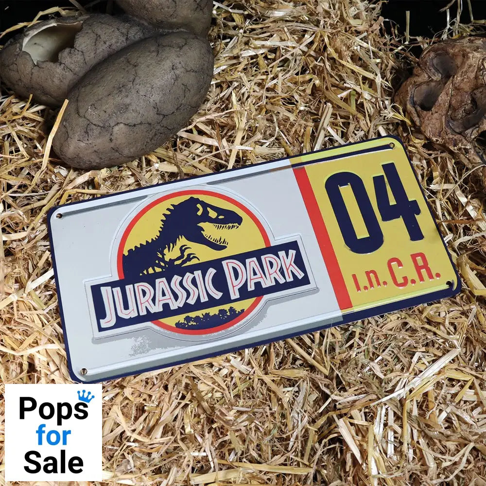 Jurassic Park Replica 1/1 Dennis Nedry License Plate