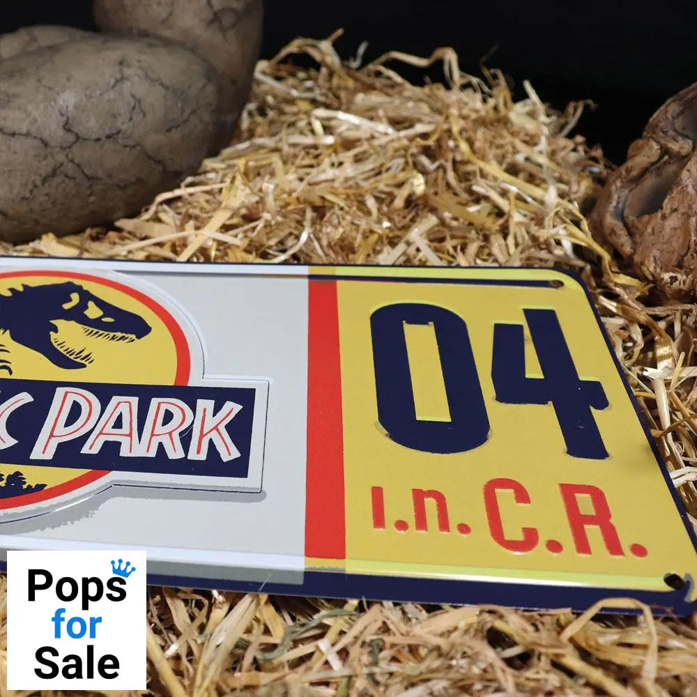 Jurassic Park Replica 1/1 Dennis Nedry License Plate