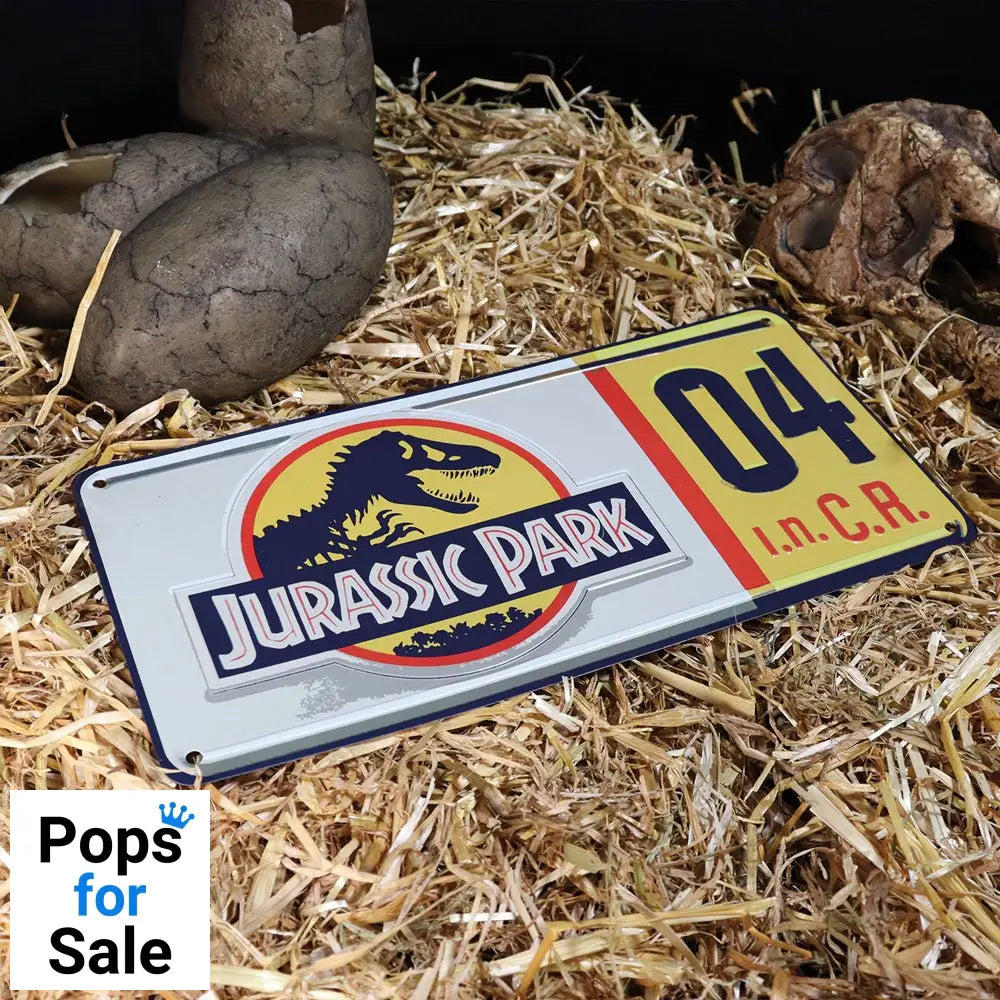 Jurassic Park Replica 1/1 Dennis Nedry License Plate