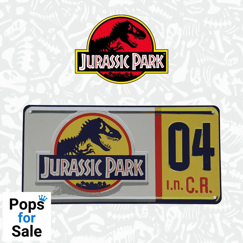 Jurassic Park Replica 1/1 Dennis Nedry License Plate
