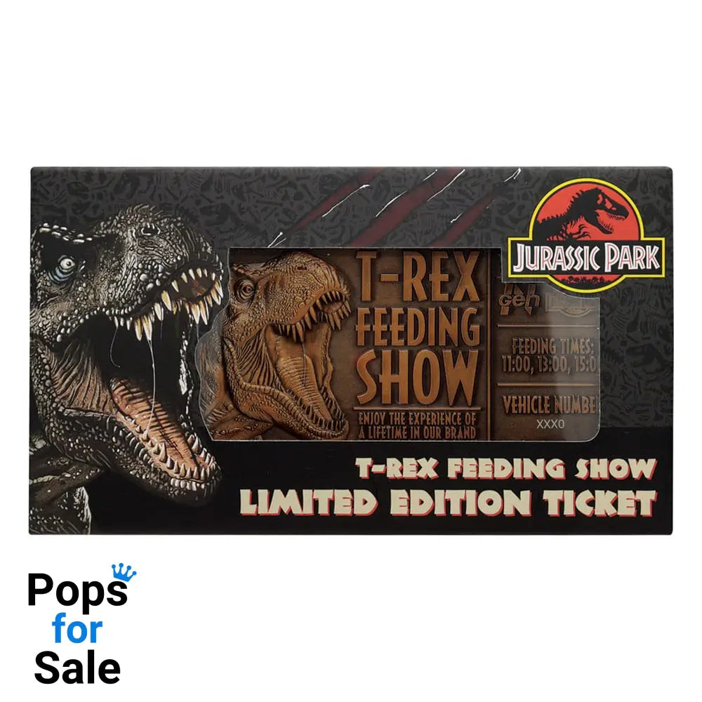 Jurassic Park Replica 1/1 Feeding Show Ticket Replicas