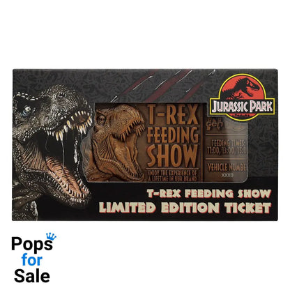Jurassic Park Replica 1/1 Feeding Show Ticket Replicas