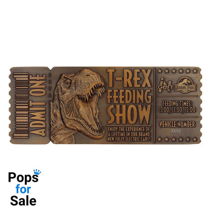 Jurassic Park Replica 1/1 Feeding Show Ticket Replicas