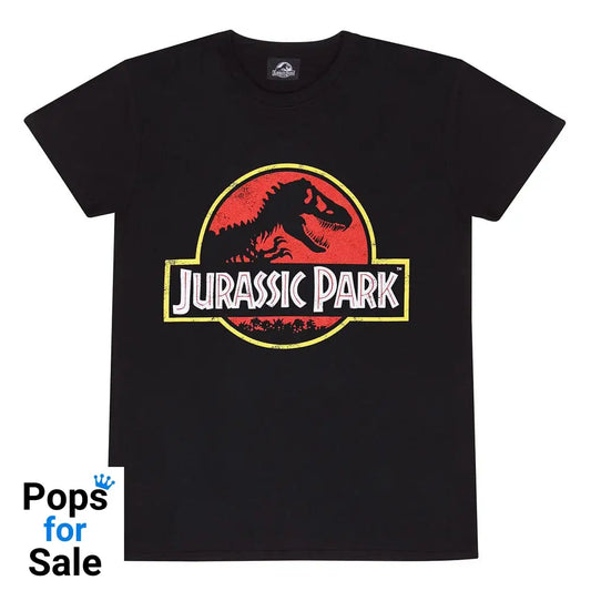 Jurassic Park T-Shirt Classic Logo Size S