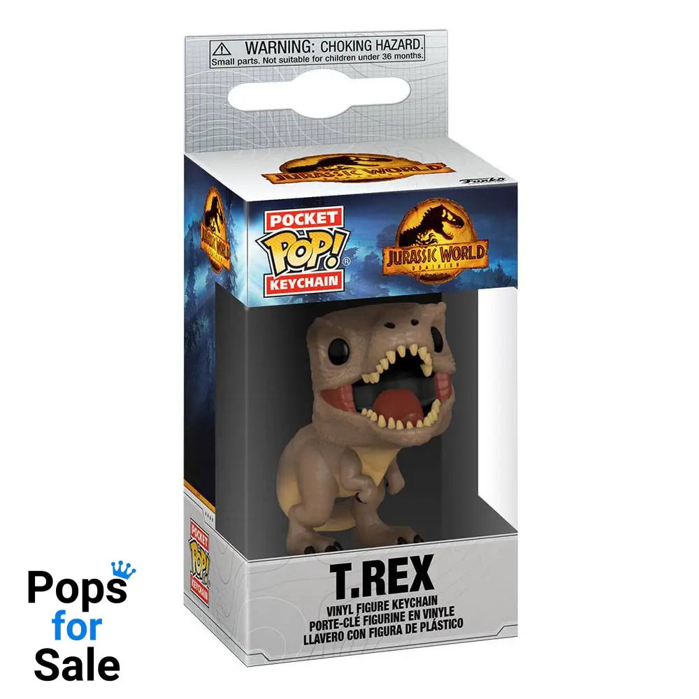 Jurassic World 3 POP! Vinyl Keychains 4 cm T-Rex Display (12)