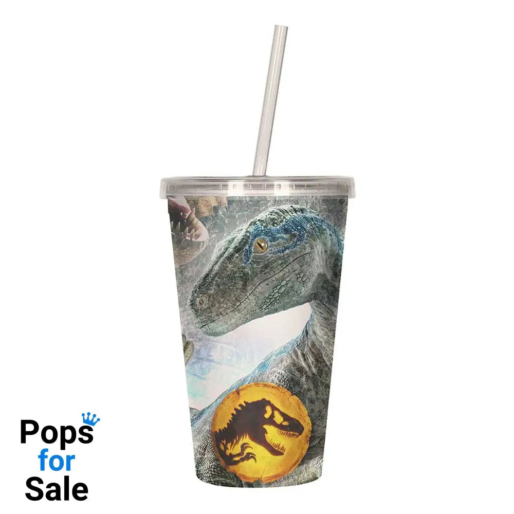 Jurassic World 3D Cup & Straw Biosync