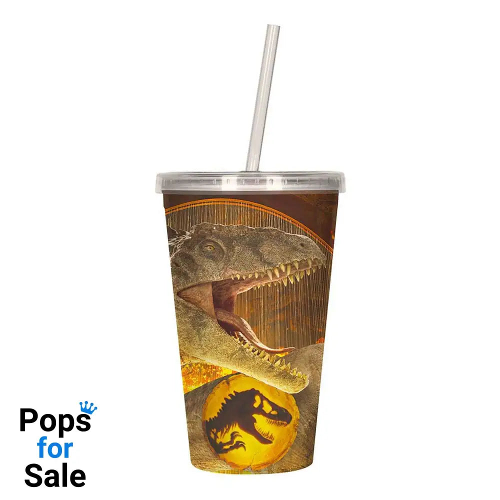 Jurassic World 3D Cup & Straw Dominion Kitchen- and Tableware