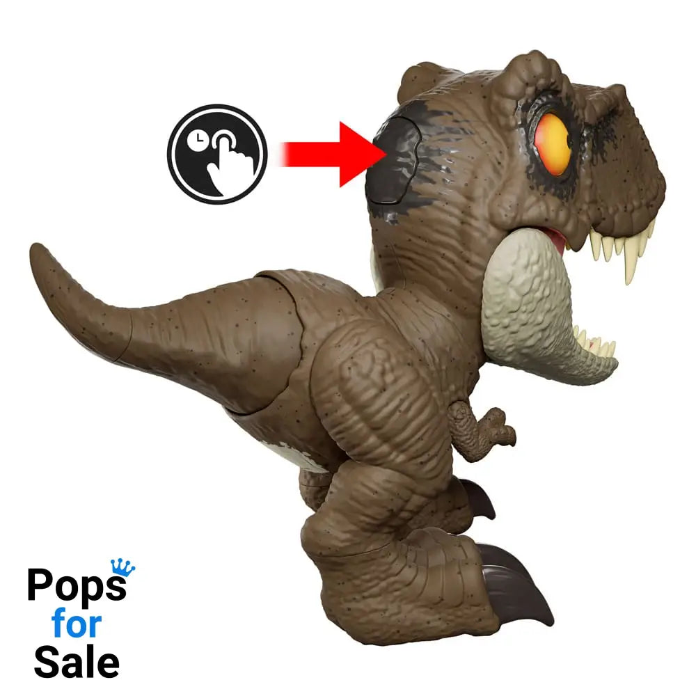 Jurassic World Action Figure with Sound Roar Command Tyrannosaurus Rex 16 cm