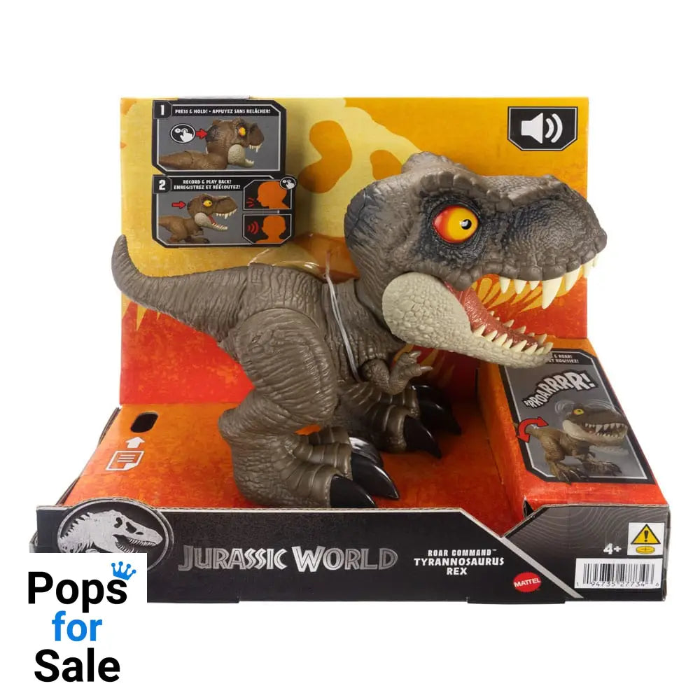 Jurassic World Action Figure with Sound Roar Command Tyrannosaurus Rex 16 cm Action figures