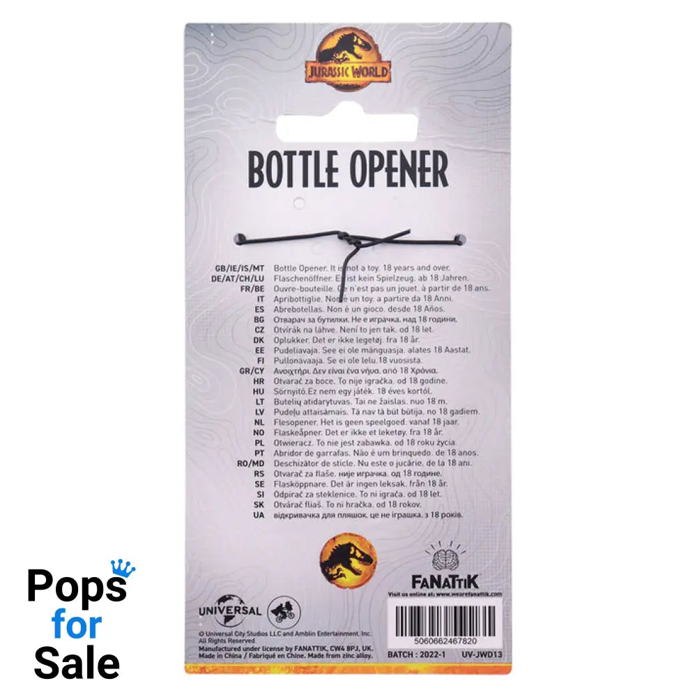 Jurassic World Blue Bottle Opener Bottle Opener