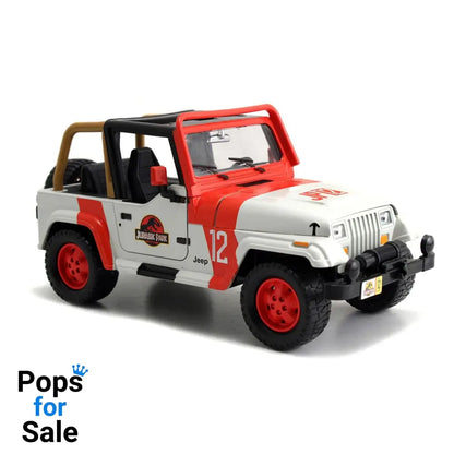 Jurassic World Diecast Model 1/24 1992 Jeep Wrangler