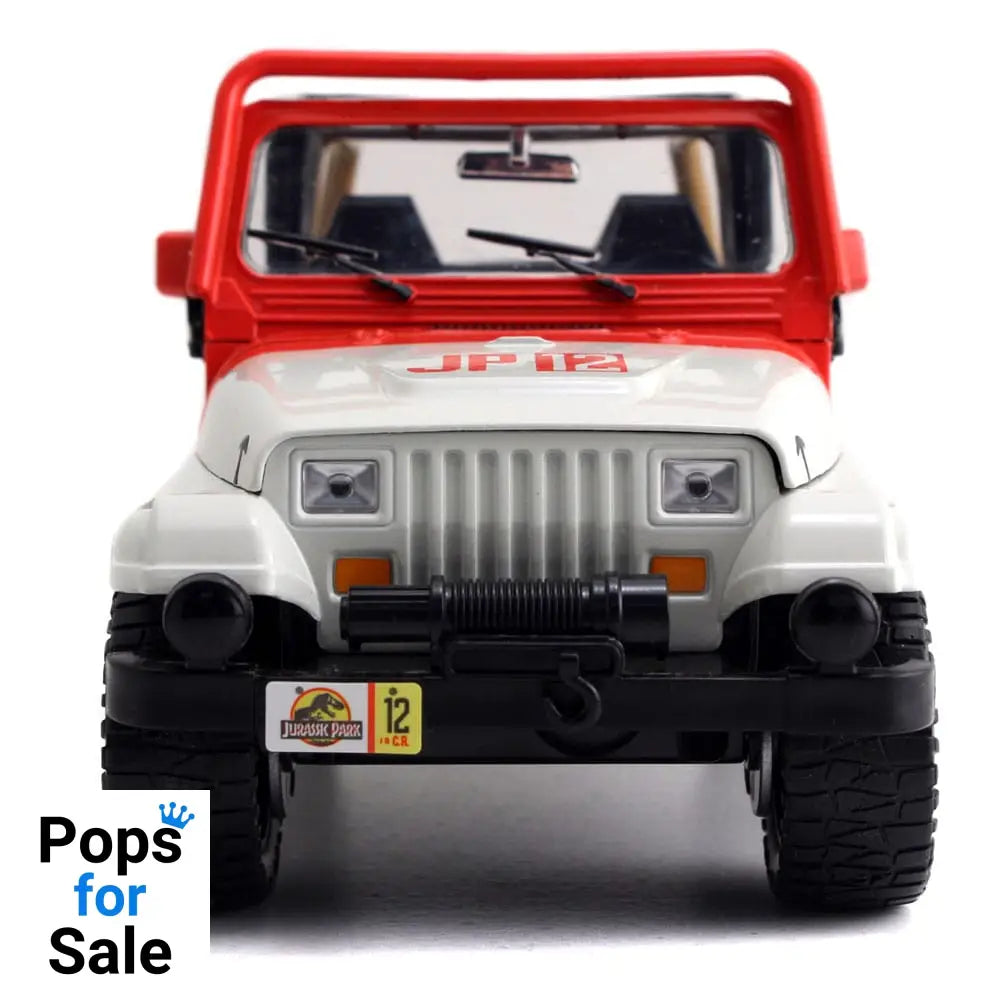 Jurassic World Diecast Model 1/24 1992 Jeep Wrangler