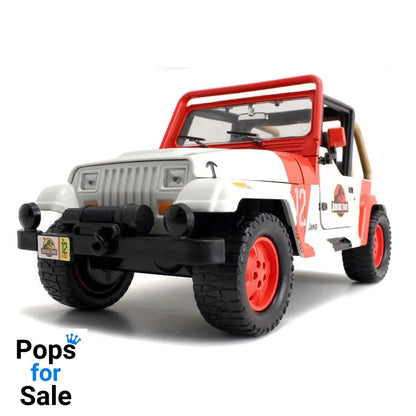 Jurassic World Diecast Model 1/24 1992 Jeep Wrangler