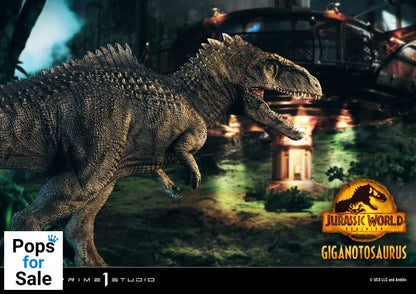 Jurassic World Dominion Prime Collectibles Statue 1/38 Giganotosaurus Toy Version 22 cm