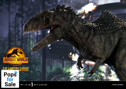 Jurassic World Dominion Prime Collectibles Statue 1/38 Giganotosaurus Toy Version 22 cm