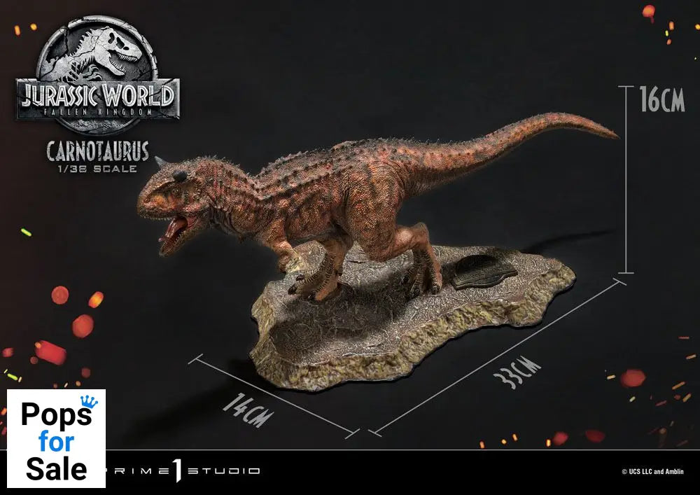 Jurassic World: Fallen Kingdom Prime Collectibles PVC Statue 1/38 Carnotaurus 16 cm