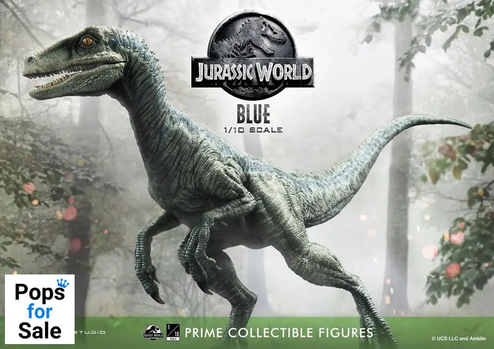 Jurassic World: Fallen Kingdom Prime Collectibles Statue 1/10 Blue (Open Mouth Version) 17 cm