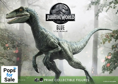 Jurassic World: Fallen Kingdom Prime Collectibles Statue 1/10 Blue (Open Mouth Version) 17 cm