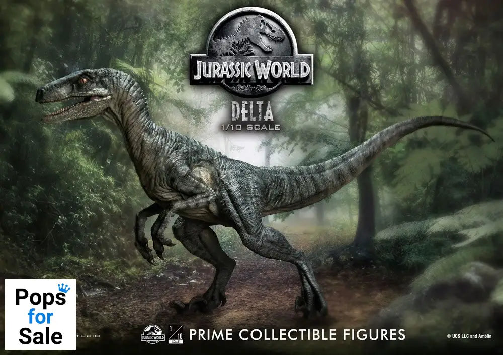 Jurassic World: Fallen Kingdom Prime Collectibles Statue 1/10 Delta 17 cm