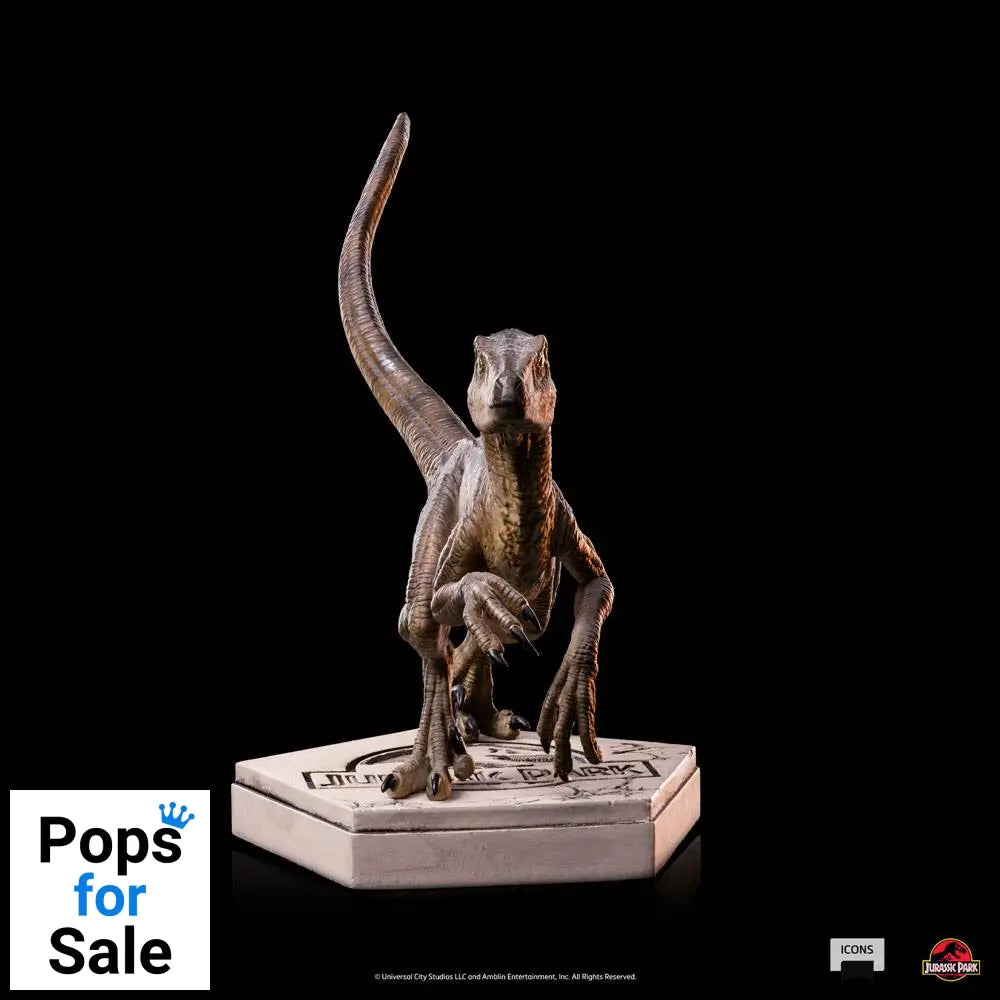 Jurassic World Icons Statue Velociraptor B 9 cm