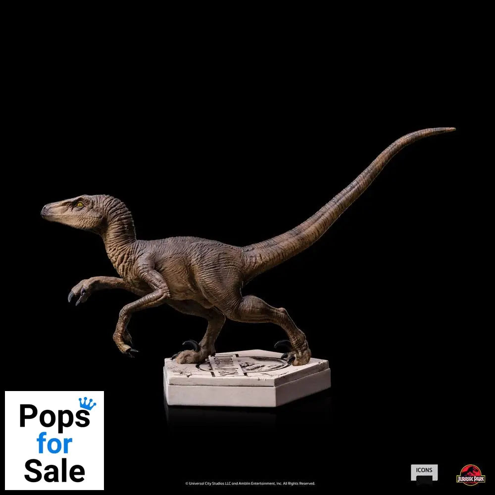 Jurassic World Icons Statue Velociraptor B 9 cm