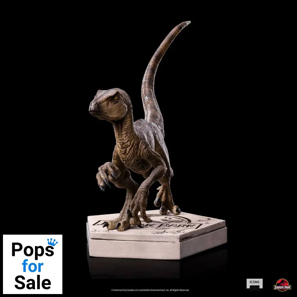 Jurassic World Icons Statue Velociraptor B 9 cm
