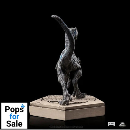 Jurassic World Icons Statue Velociraptor Blue 9 cm Statues