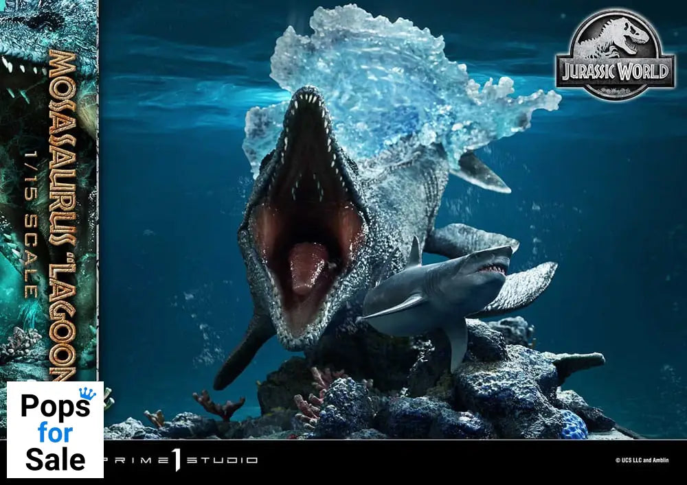 Jurassic World Legacy Museum Collection Statue 1/15 Mosasaurus &quot;Lagoon&quot; 57 cm