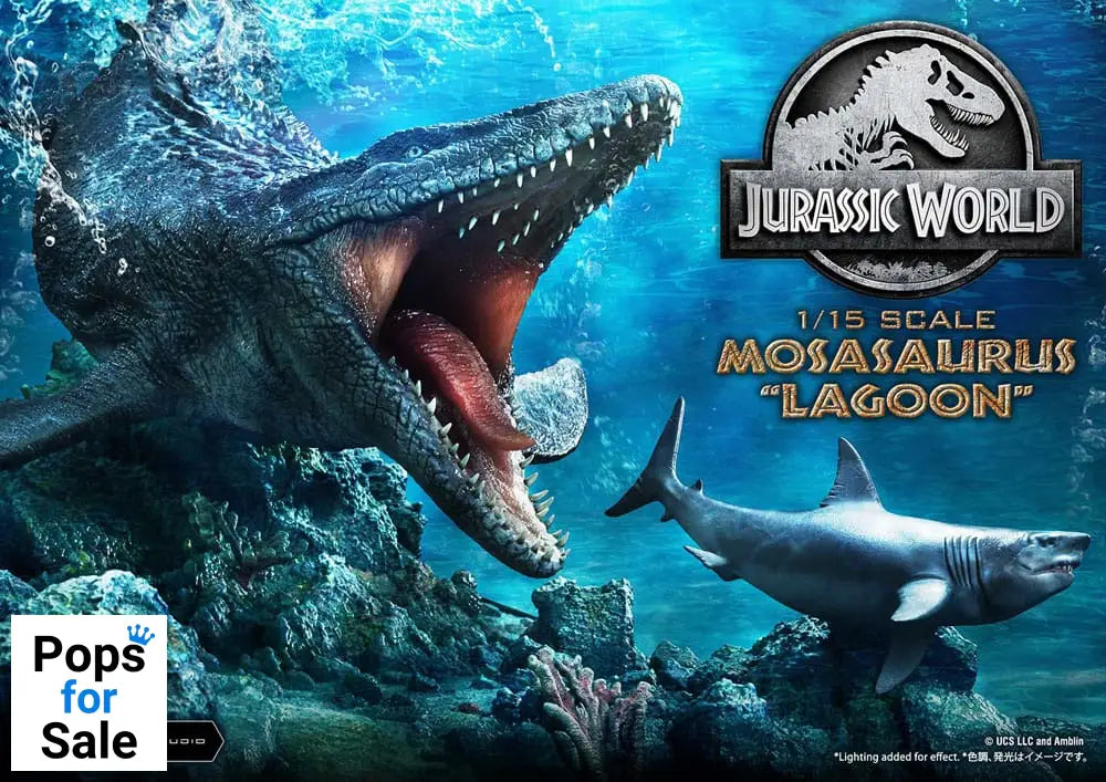 Jurassic World Legacy Museum Collection Statue 1/15 Mosasaurus &quot;Lagoon&quot; 57 cm