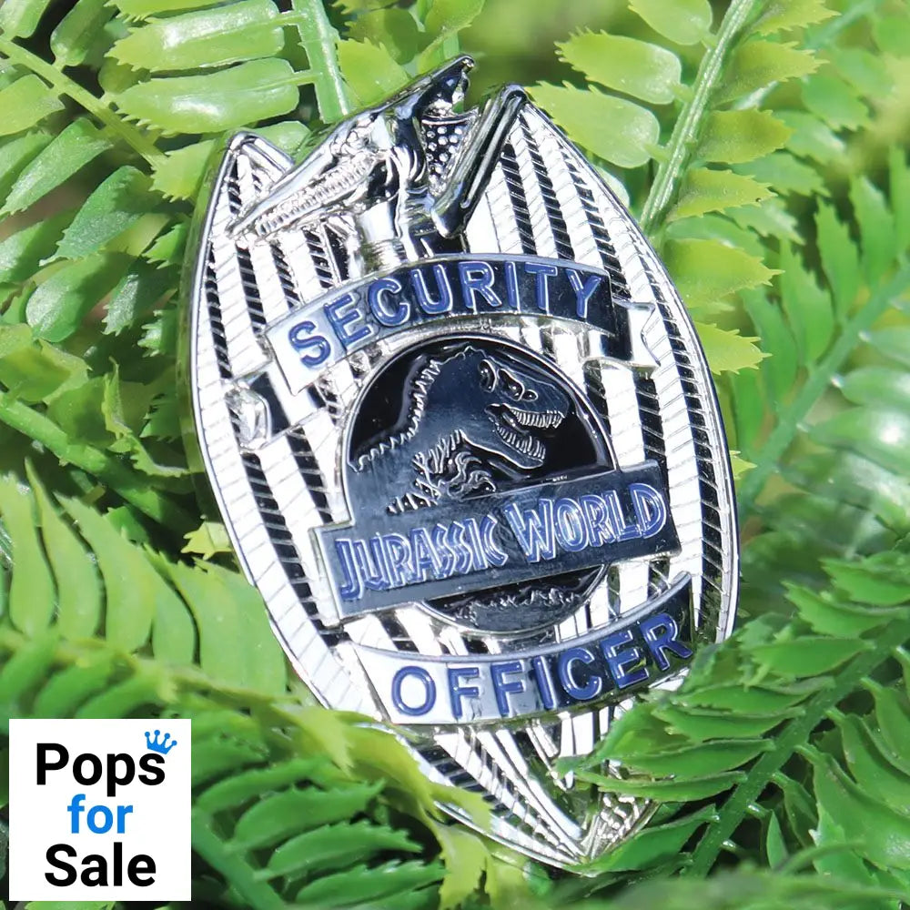 Jurassic World Limited Edition Replica Security Officer Badge