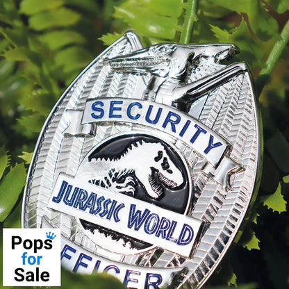 Jurassic World Limited Edition Replica Security Officer Badge