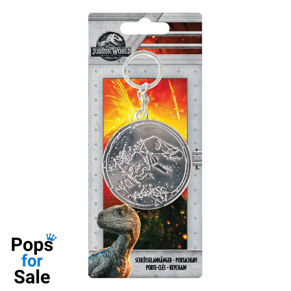 Jurassic World Metal Keychain T-Rex