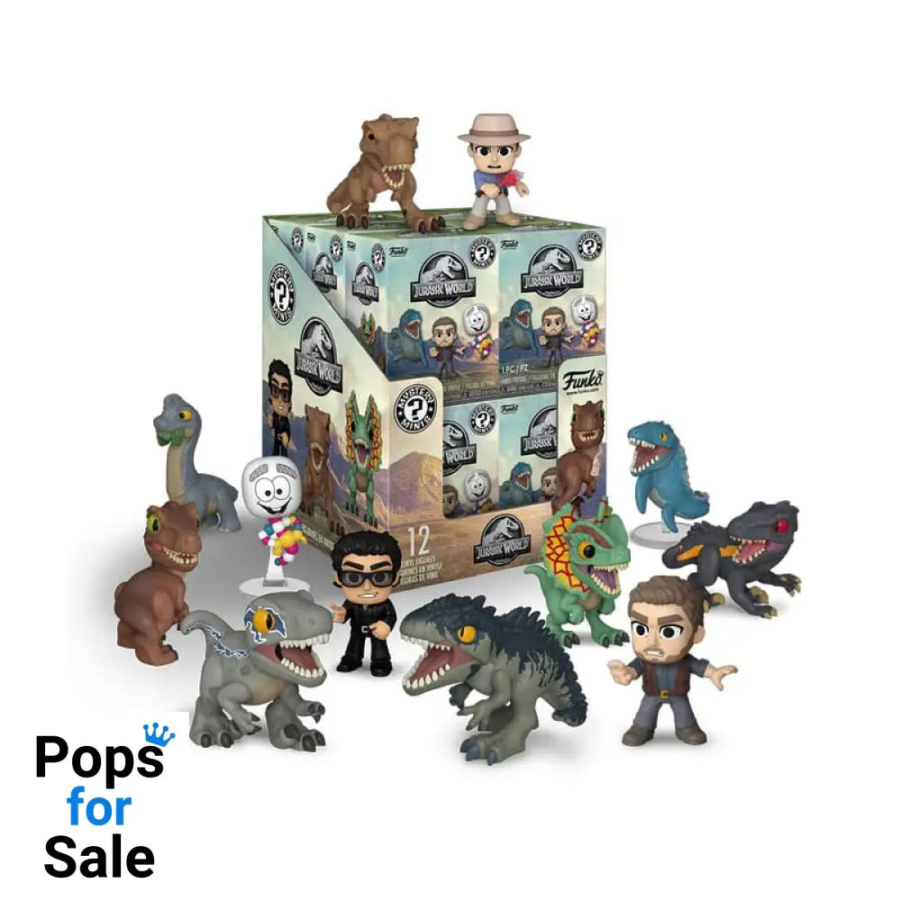 Jurassic World Mini Figures P&W 5 cm Display (12) Funko POP Mini-figures