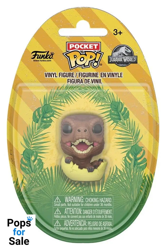 Jurassic World Pocket POP! Egg Vinyl Figures 2 cm Display (16)
