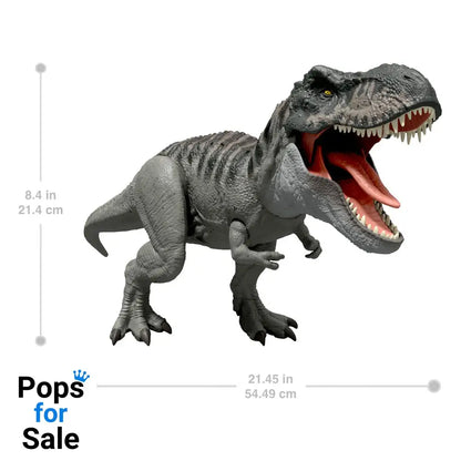 Jurassic World Rebirth Action Figure with Sound Power Devour Tyrannosaurus Rex 21 cm