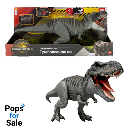Jurassic World Rebirth Action Figure with Sound Power Devour Tyrannosaurus Rex 21 cm