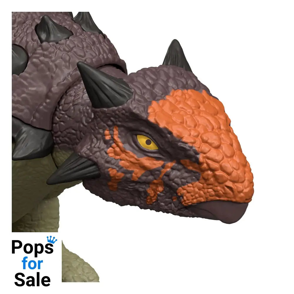 Jurassic World Rebirth Action Figure with Sound Wild Roar Ankylosaurus 7 cm