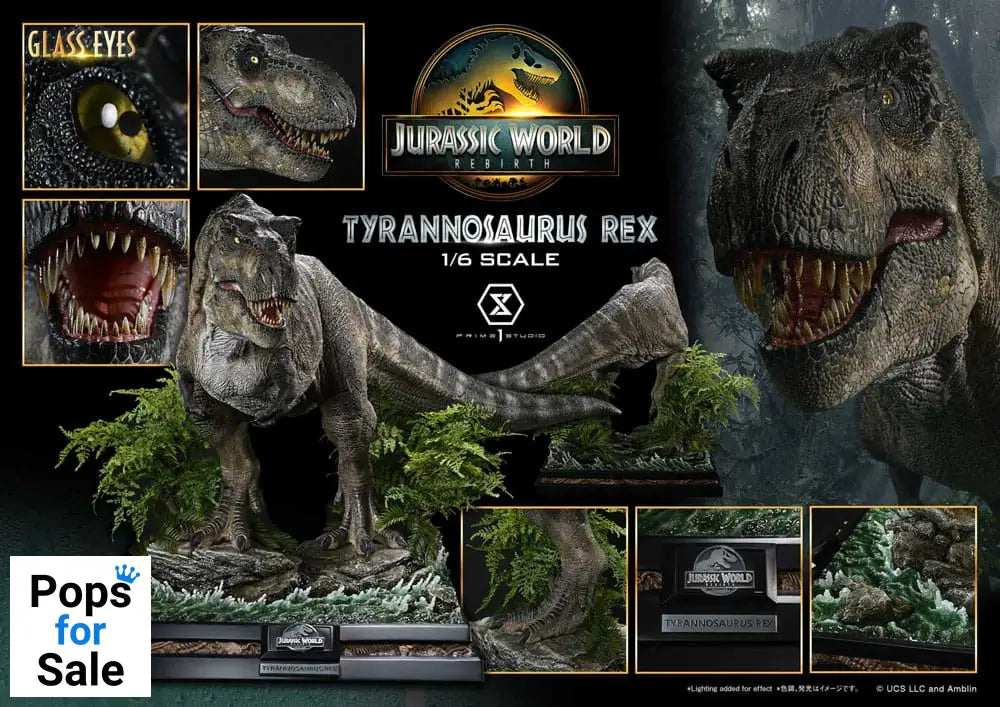 Jurassic World Rebirth Legacy Museum Collection Statue 1/6 Tyrannosaurus Rex 94 cm